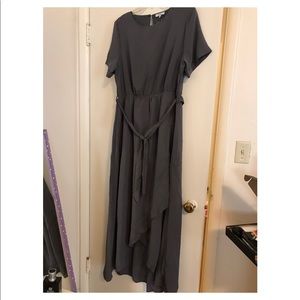 Augustine Maxi Dress- Charcoal size Large